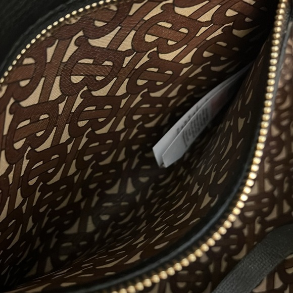 Burberry TB Embossed Medium Tote Bag, Black - Picture 9 of 15